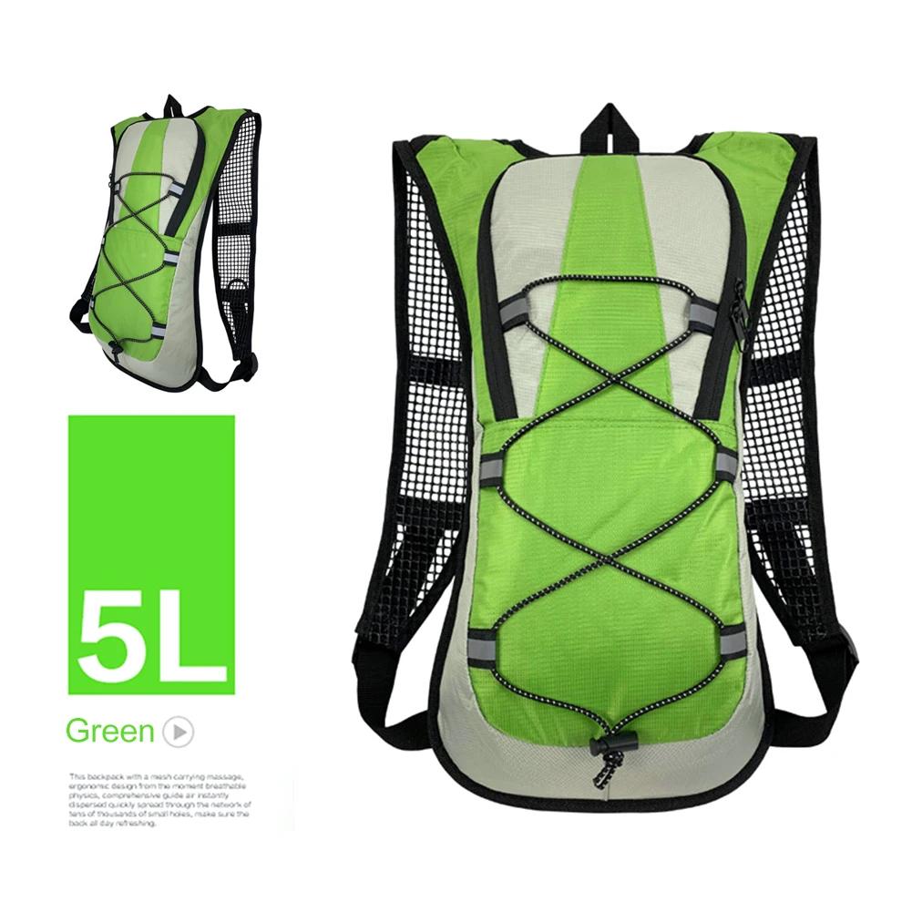 Multi-Pocket Bike Waterproof Backpack Outdoor Sports Water Bladder Bags Riding Storage Knapsack Outdoor Hiking Cycling Equipment
