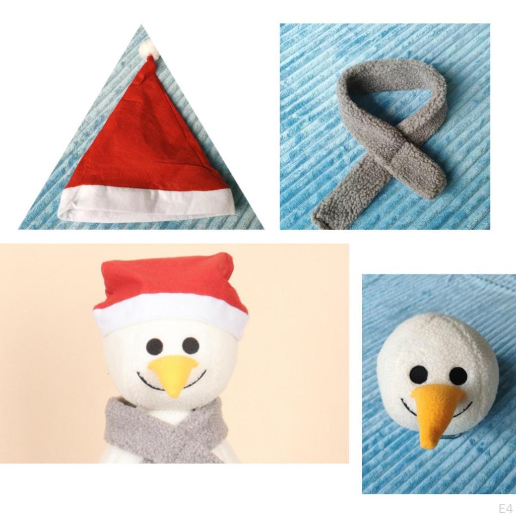 Weihnachts-Katzenhaus-Bett für Wohnungskatzen Gemütliche Schneemannform Kreative Weihnachts-Höhle