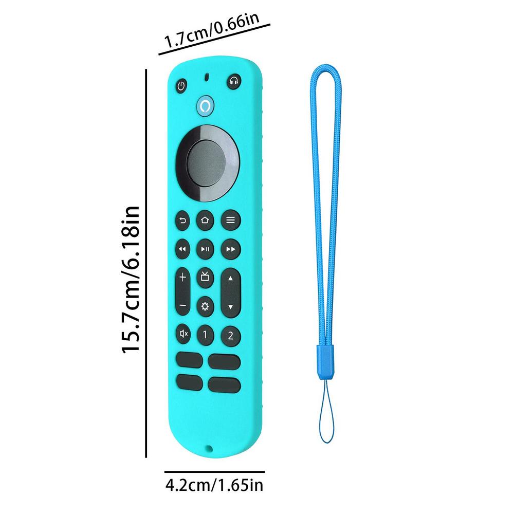 Silicone Remote Contro Case ForAlexa Voice Remote Pro Smart TV Accessories Shockproof Non-slip Protective Cover Remote Shell