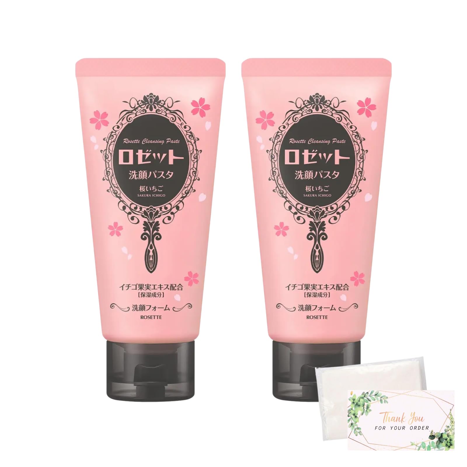 

Rosette Паста для умывания Sakura Strawberry Scent 120 г x 2 шт. Набор Бонус [Оригинал в комплекте]