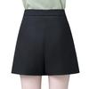 Women's High-Waisted A-Line Wide-Leg Suit Shorts - Summer Slimming Irregular Culottes