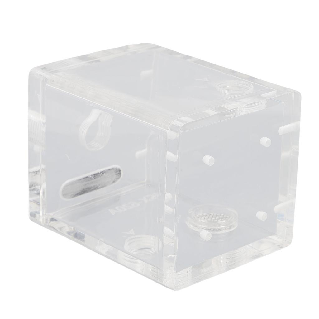 Computer Water Tank Cooler 80mm 150ml Acrylic G1 4x4 Water Cooling Reservoir with Filter for Computer Cooling System