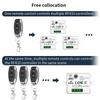 Wireless Remote Control Light Switch RF433MHz 10A Relay Receiver With ON/OFF Transmitter Wall Panel Switch For Led Lighting