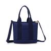 16oz Japanese-Korean Style Women's Tote: Single Shoulder, Crossbody, Large Capacity, Simple Canvas Handbag