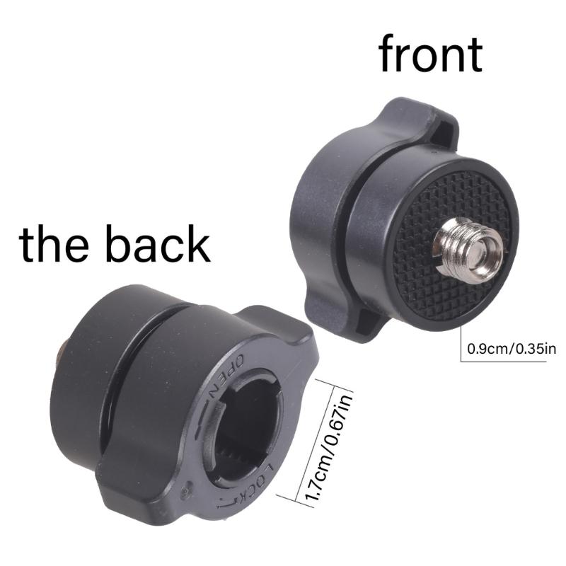 Univerzální držák s 17mm kuličkou na 3/8" šroub Tripodový adaptér pro fotoaparáty a držáky telefonů
