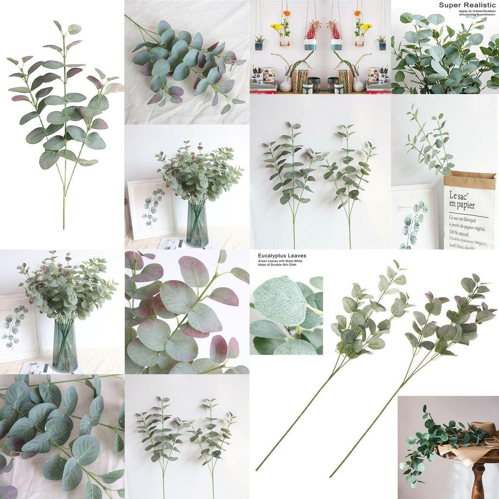 Vibrant 68cm Silk Eucalyptus Green Plant For Beautiful Indoor Decor Arrangements