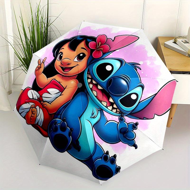 

Lilo Stitch Automatic folding umbrella, 8 ribs portable foldable design, best choice for business and going out, birthday, Halloween, Christ