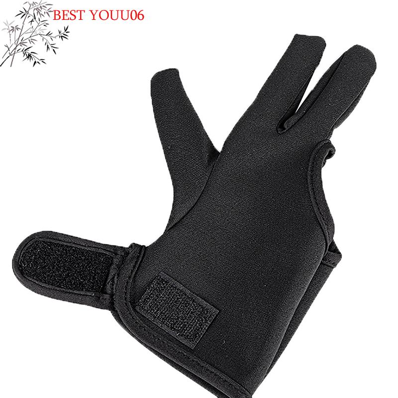 (YOUU06)Guanto da Barbiere a Tre Dita per Parrucchiere Resistente al Calore Protezione Dita Accessori per Stiratura Capelli Arricciatura Styling