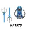KF6144 ABS Plastic Bricks Power Building Blocks Character Figures Children Assembly Gift Toys