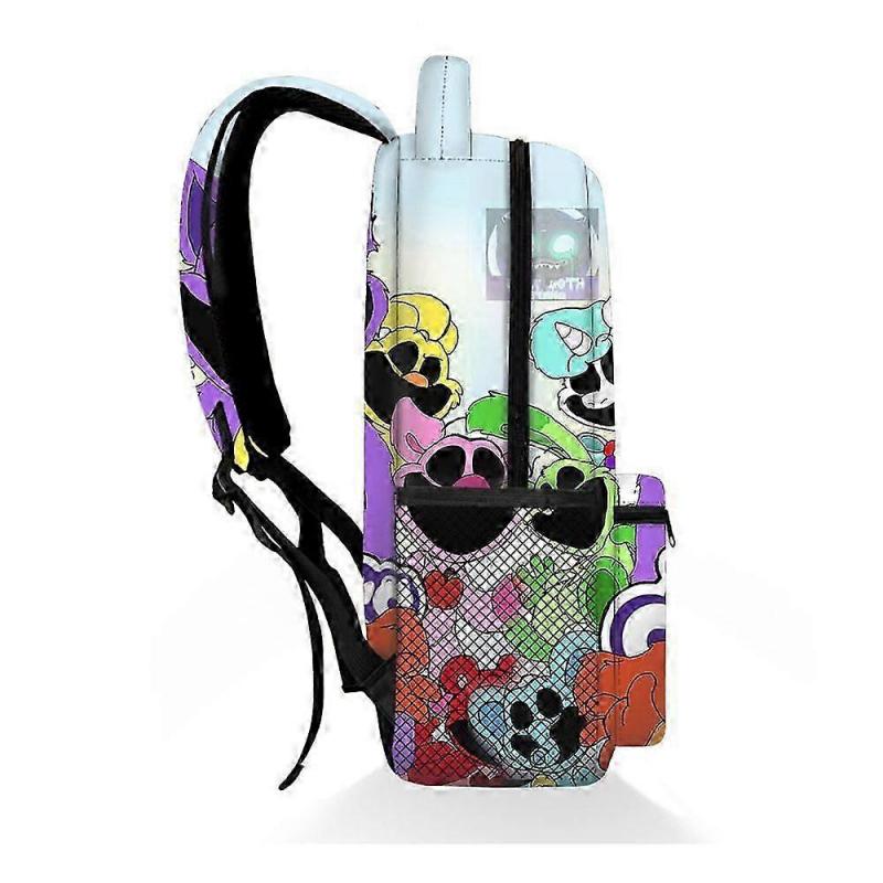 Poppy's Playtime Plecak z nadrukiem Smiling Critters dla ucznia Poliestrowy Kreskówkowy Plecak dla dzieci