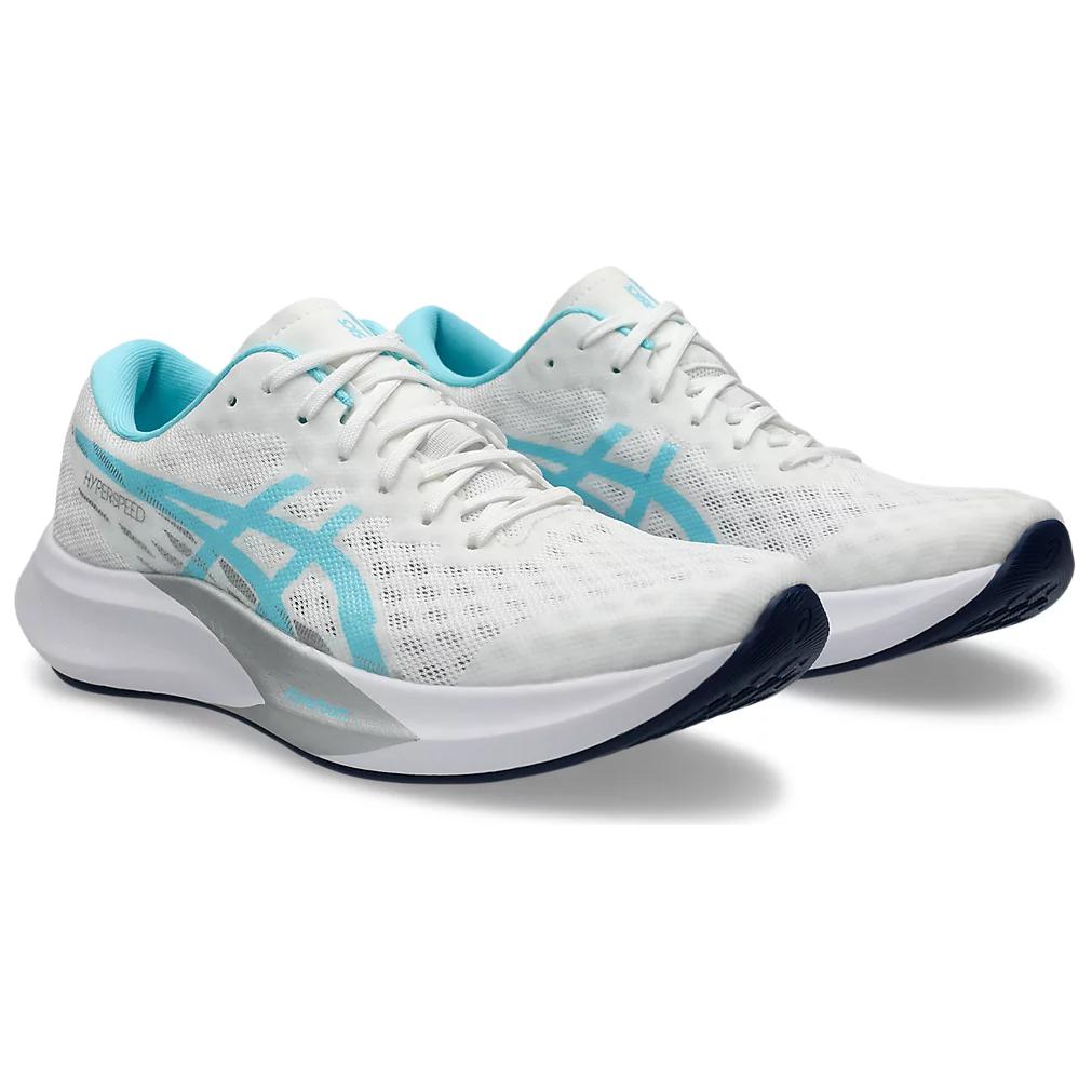 Asics  Hyper Speed 4 White Blue Women Sneakers Bright-Cyan 1012B677-100