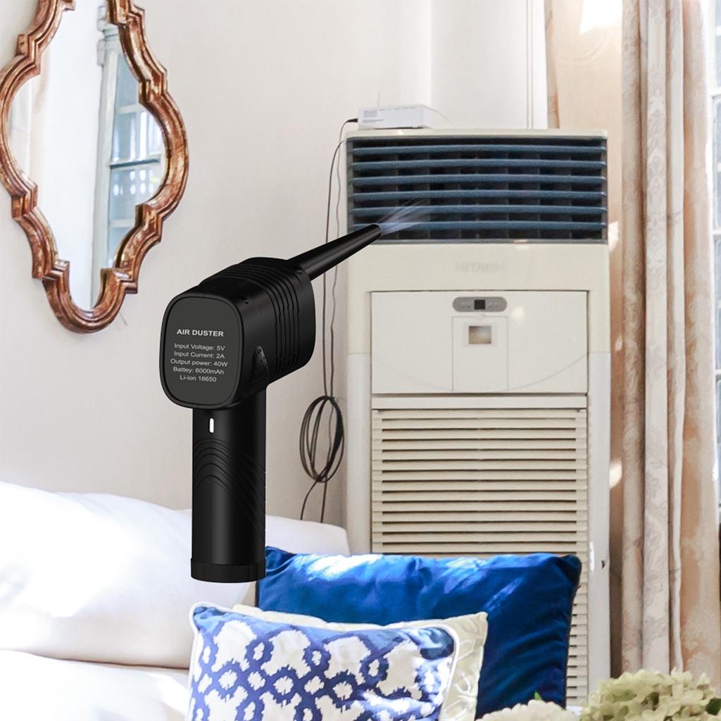 Brushless Cordless Air Duster For Computer Cleaning Replaces Compressed Spray Gas Cans Rechargeable Cleaner Blower 40W