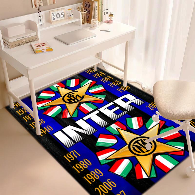 Famous F.C. Internazionale Milano Football Player Lautaro Martínez Carpet Is Suitable for Living Room and Bedroom Office Decorative Carpet L8