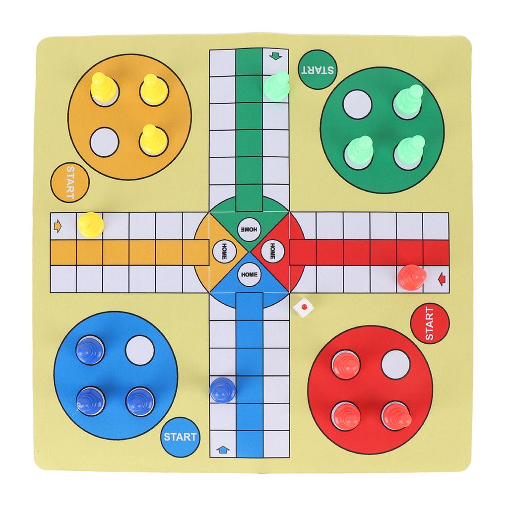 Foldable Flying Chess Board Game 35cm Portable Increase Friendship Classic Strategy Game Set for
