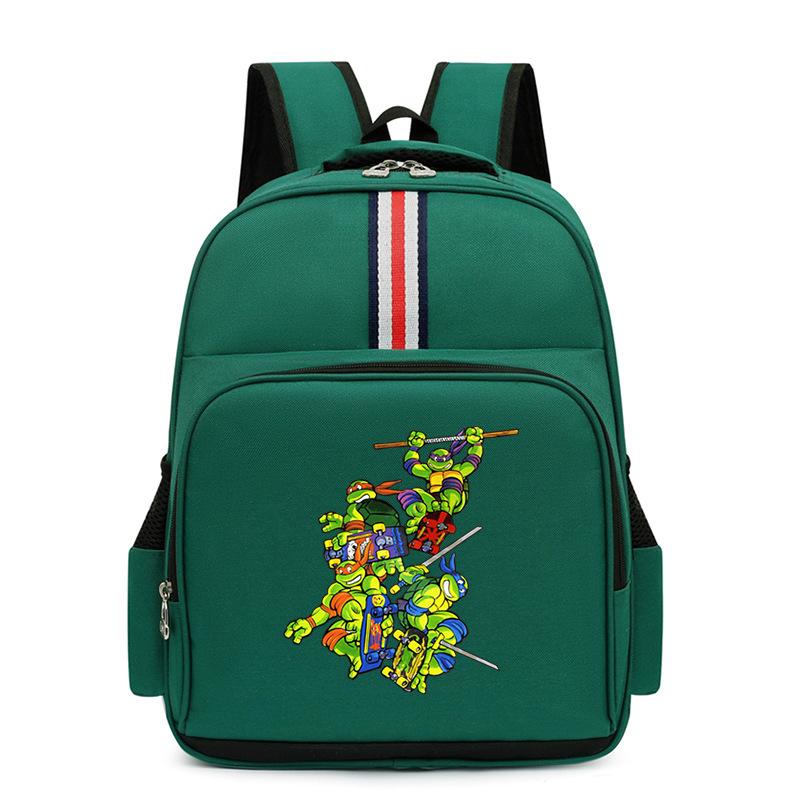 Hot Sale Teenage Mutant Ninja Turtles Cartoon Printed Backpack Elementary and Secondary School Students Outdoor Leisure Large Capacity