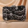 Rhinestone Evening Clutch Purse White/Green Luxury Women’s Diamond Crystal  Bags Clutches Lady Banquet Party Stones Handbag