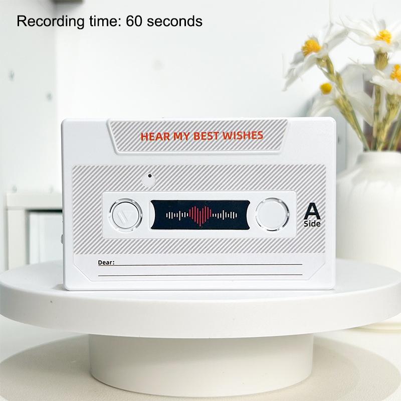 

Unique Voice-Recorded Cassette Greeting Card Gift, A Talking Gift, Perfect For Couples And Families.