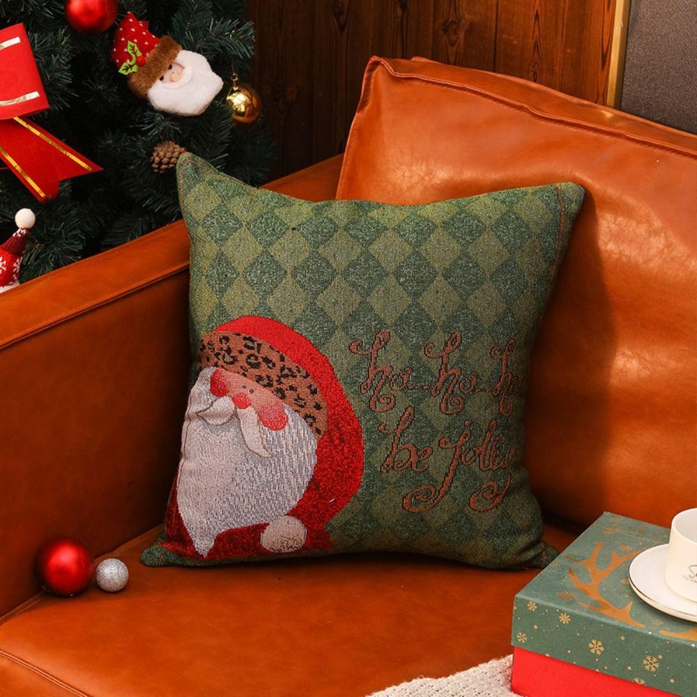 INS Style Christmas Pillowcase Snowflake Cushion Cover Throw Pillowcover Living Room/Office