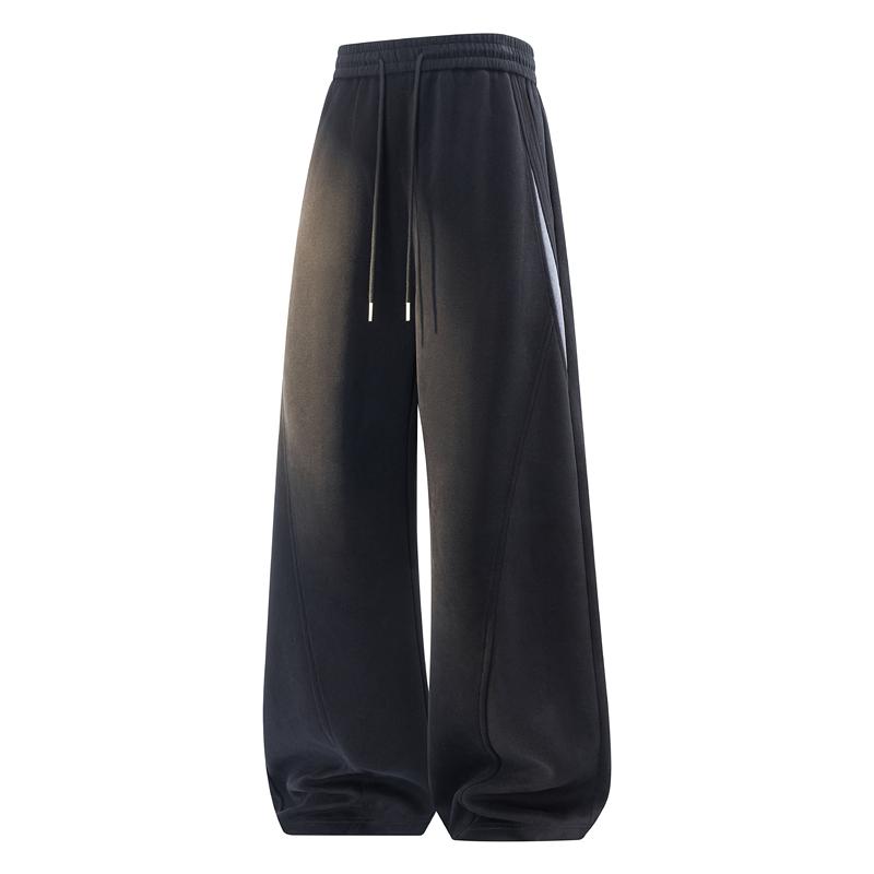 Men's Loose Straight Leg Pants, Men's Casual Pants