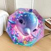 1pc Magical Dolphin Fantasy Umbrella with Plastic Handle,Suitable for All Seasons Home Travel Outdoor UmbrellaDD422