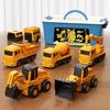 1 ensemble de jouets de voiture robot transformables pour enfants, modèle de camion de construction modulaire magnétique, jouet éducatif de déformation, cadeau pour tout-petits garçons