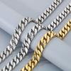 Men's Stainless Steel Cuban Link Chain Necklace Hip Hop 20MM Width Rope Choker for Man Punk Rock Gothic Streetwear Jewelry Gift