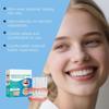 Amz False Teeth Set Daily Tooth Coverage Kit Enhances Smile Aesthetics Comfortable Material Natural False Teeth Set