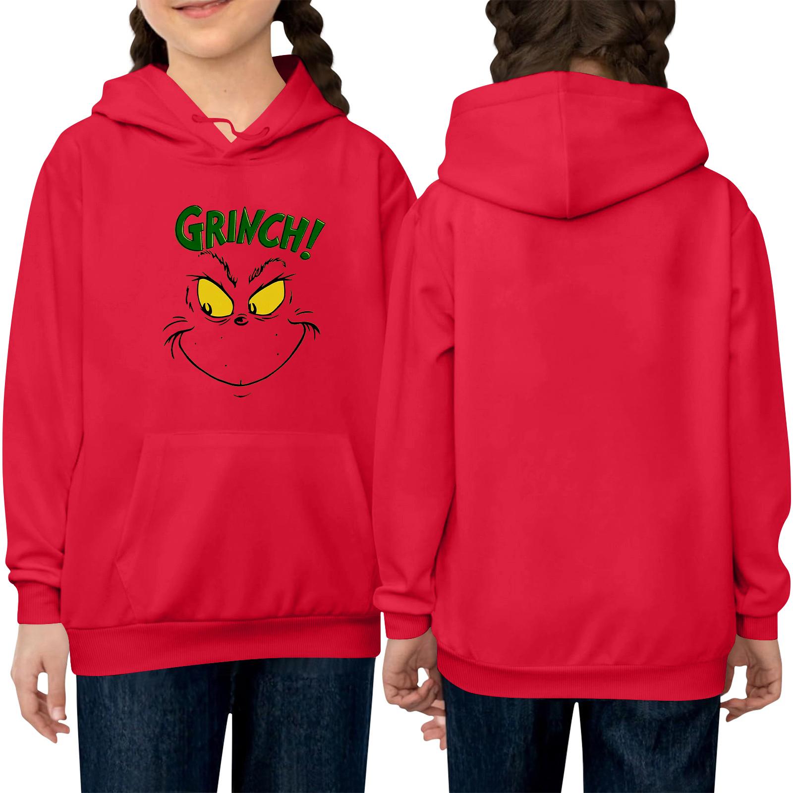 

Детское худи пуловер свободного кроя с длинными рукавами, кулиской и однотонной расцветкой 140