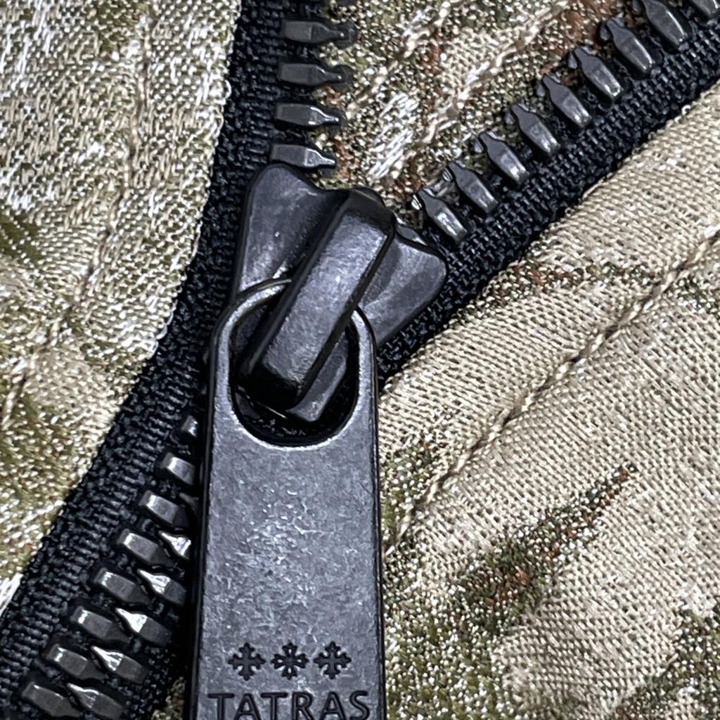 TATRAS 2016 RLINE Leaf Pattern Zip Blouson Jacket 05 Khaki X BlackUsed