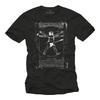 Vintage Rock Band Men's T-Shirt with DA VINCI GUITAR - Men's Punk Music Shirt-