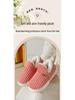 Women's & Men's Thick-Soled Cotton Winter Slippers for Indoor Use