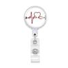 2026 Retractable Doctor Nurse Badge Reel Fashion Cartoon Cute Students ID Card Badge Holder Lanyard Id Badge Holder
