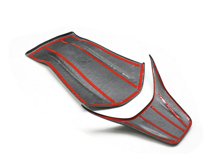 Dry Carbon Fiber Seat Backrest Sticker for Mercedes-Benz C63, GT CLA, GLA, A45, E63 AMG