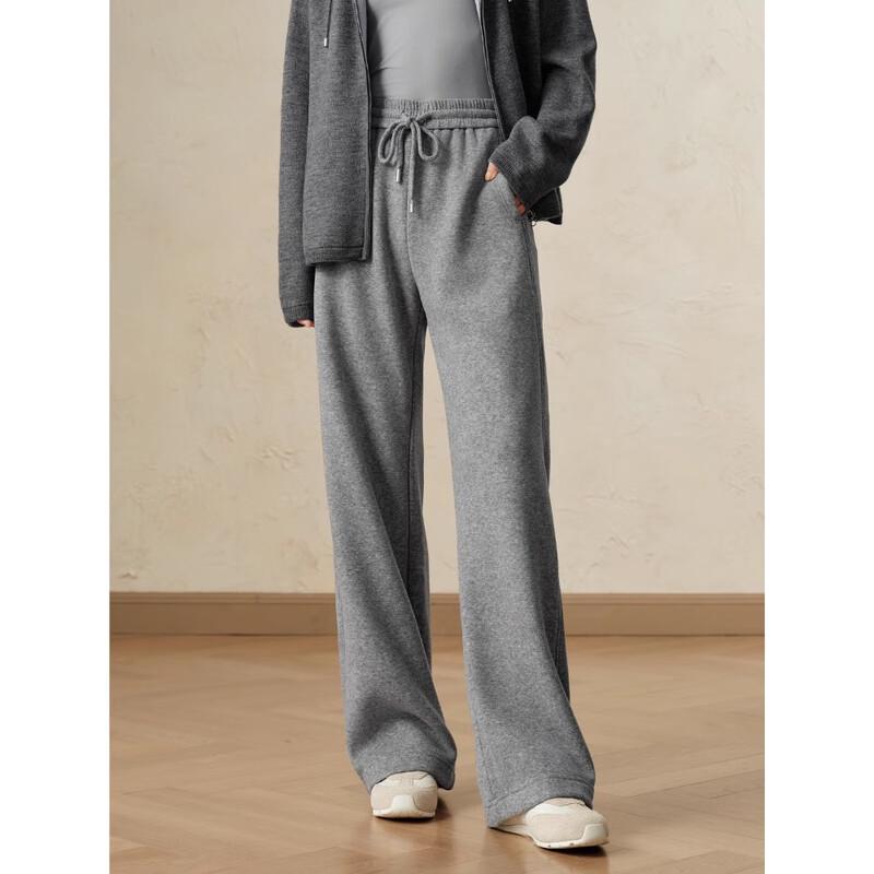 JZ Anna Coco Women's Warm Wide-Leg Velvet Pants