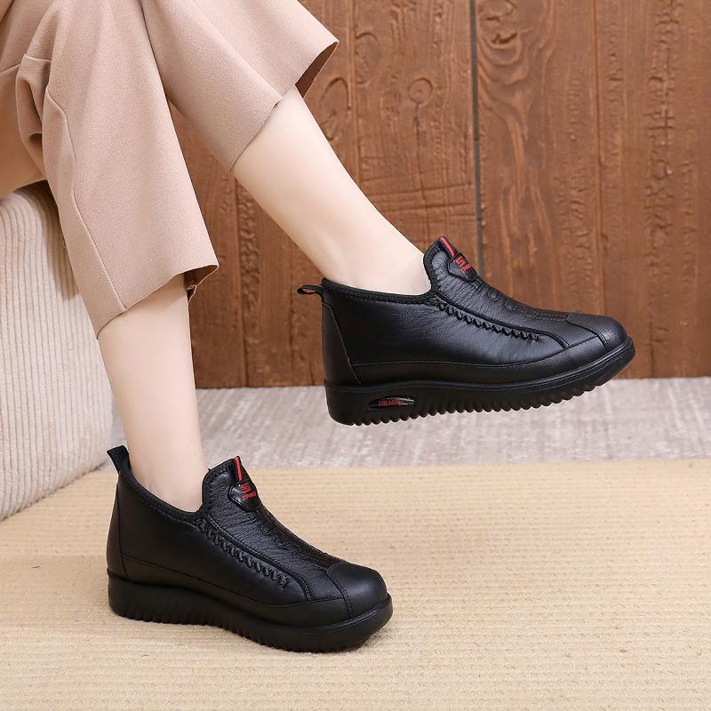 Women's  Winter Thickened Cotton Shoes for Warm and Comfortable Outdoor Travel Anti-Slip and Durable with Free Shipping
