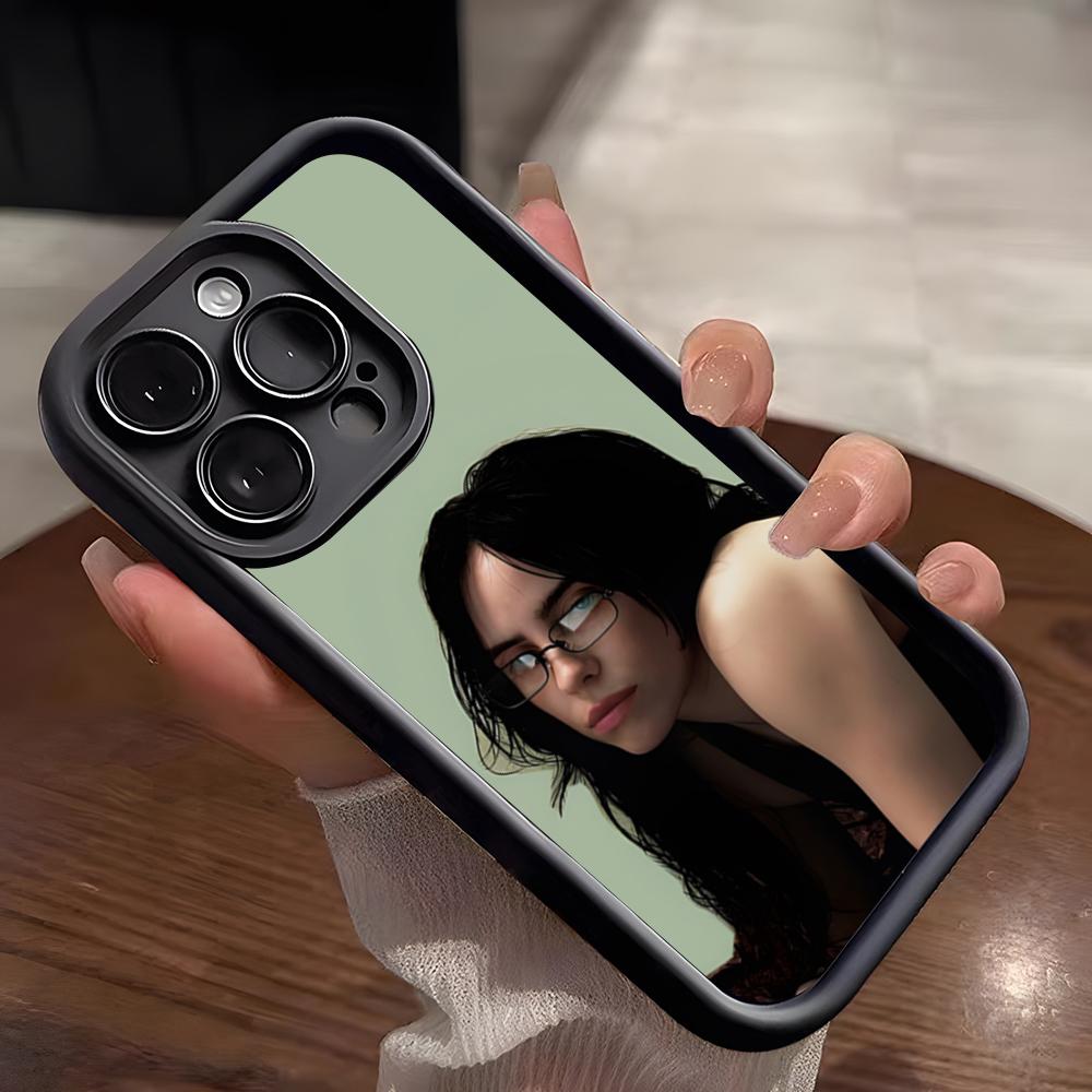 

SINGER B-BILLIE Phone Case For IPhone 17 Pro Max 15 Pro 16 14 Plus 12 13 Mini 11 Pro Shockproof Soft Cover iPhone 13 Pro