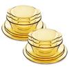 PYREX Amber Belle 12-Piece Dinnerware Set