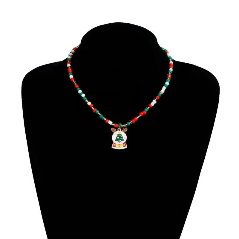 Fanciful Multicolored Sequined Mixture Necklace Comfortable Christmas Decoration For Parties School Incidents Parades