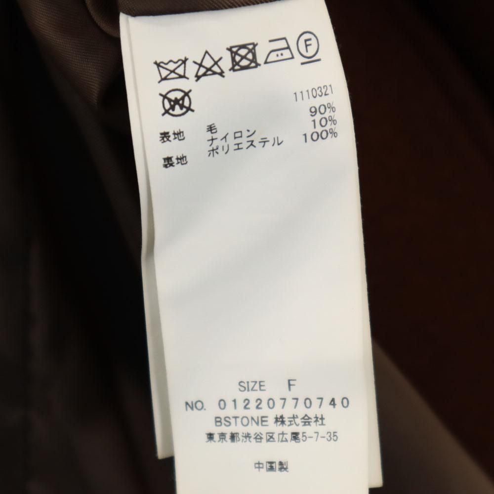 AMERI UNDRESSED Wool Coat F Brown Women Used