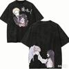 The Fragrant Flower Blooms with Dignity Aguri Kaoruko Washed T-shirt Year Round Clothing High Quality Personality Clothes Plus Size Unisex New Model