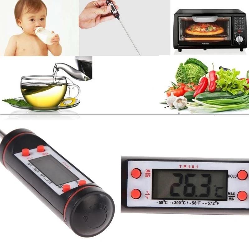 Thermometer Ofenwerkzeug Haushalt Küche Digitales Thermometer für Fleisch Wasser Milch Kochen Lebensmittelsonde BBQ Elektronische Werkzeuge