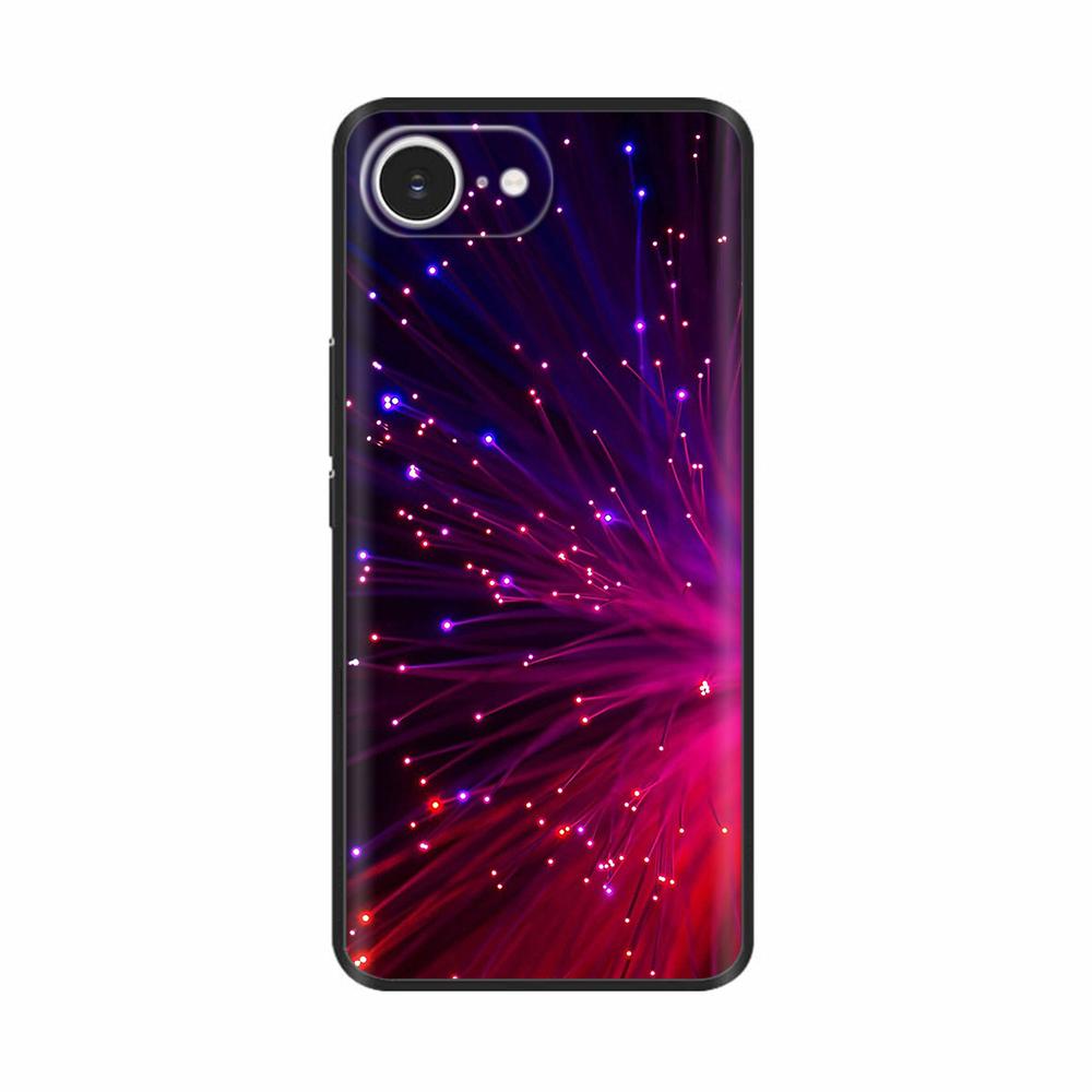 Luxus Silikon Hülle Für iPhone 16e SE 2025 Rückabdeckung auf Für Apple SE4 iPhone 16E A3409 Handy Hüllen Blumen Bemalte Hüllen Schale
