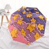 1pc Stars Clouds Auto Open/close, All-Season Portable Folding Umbrella for Women & Men, Travel, Everyday, Formal Events - Compact Luxury Parasol, Outd