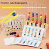 Tube Wooden Test Clip Beads Color Cognition Puzzle Toy Preschoolers For