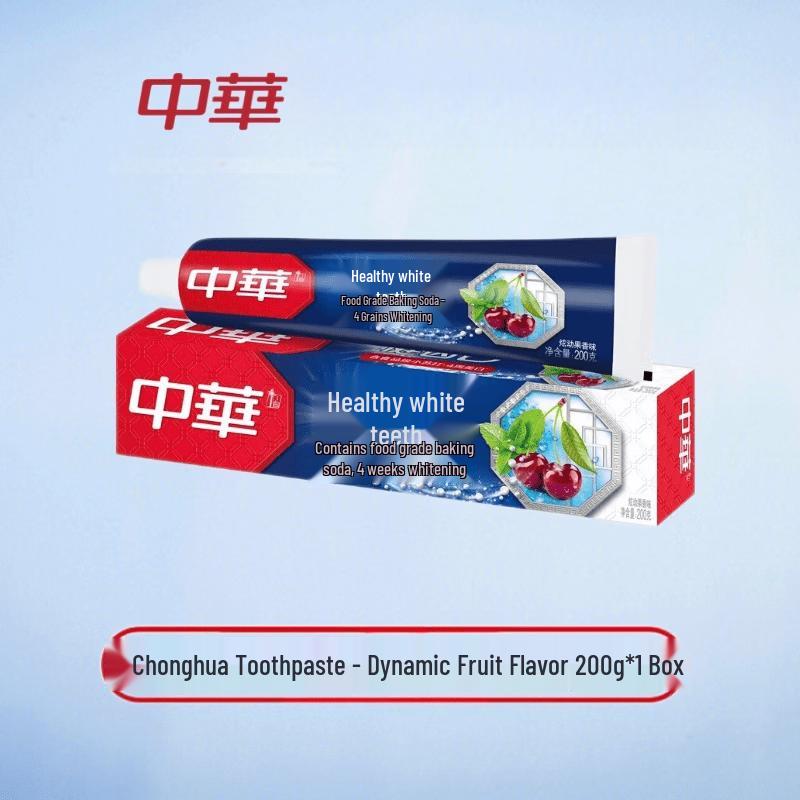 Zhonghua Healthy White Fruit Flavor Toothpaste