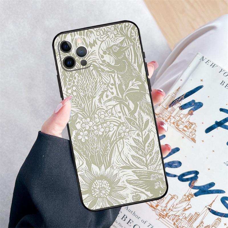 

Squirrel Pattern Phone Case For iPhone 16 Pro Max 11 12 13 Mini 14 15 Pro Max XR 15 16 Plus 16e Cover Coque iPhone 12 mini