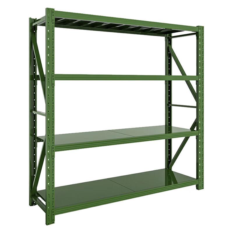 Jixiong Military Green Heavy-Duty Storage Shelving