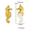Ocean Theme Starfish Charms Pendants Large Size Conch Charm Pendant  For Jewelry Making