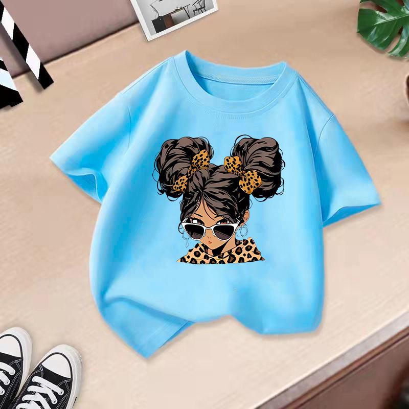 Children T-shirt Kids 100% Cotton Clothes Tops 2-13Y Loose-fit Casual Crew Neck Short-sleeve T-shirt