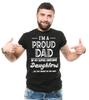 Stolzer Vater von Töchtern Shirt Vater Töchter T-Shirt Vatertag Papa Geschenk Shirt